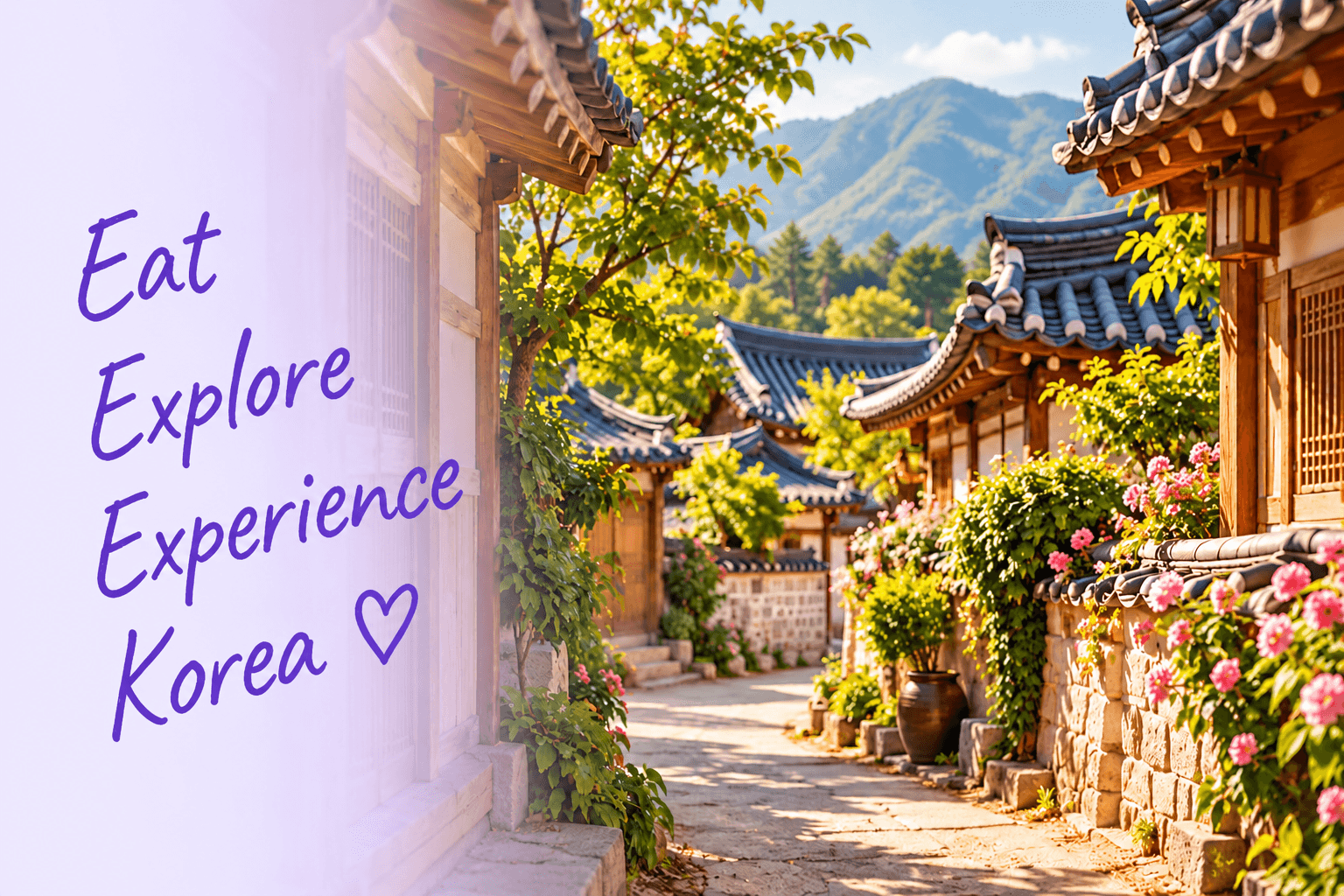 Eat, explore and experience Korea in a hanok village